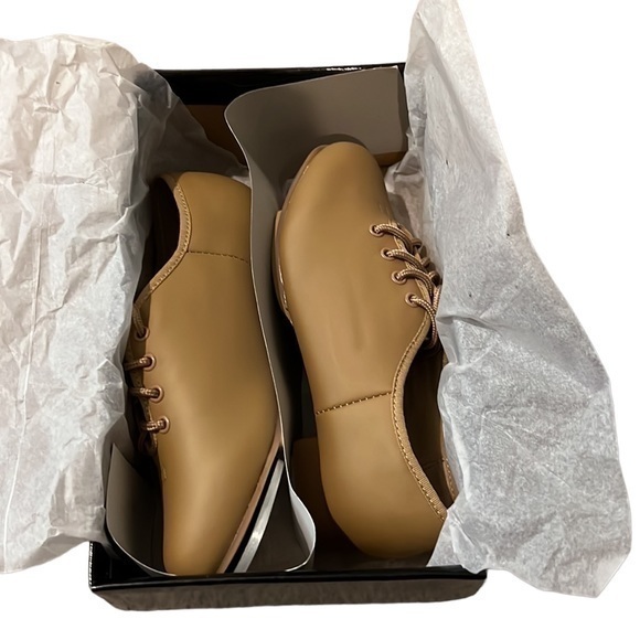 Theatricals Costumes Theatricals Footwear Tan Tap Shoes Size 35 Nwt